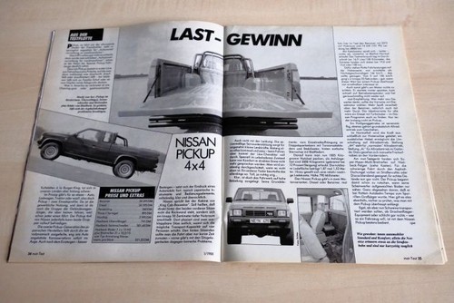 Mot 1987 nissan - nissan, 4x4