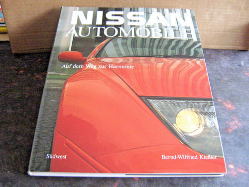 Nissan automobile b w - nissan,