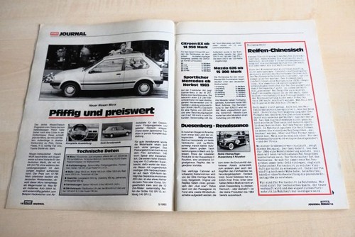Mot 1983 nissan micra - 05/1983, 1.0
