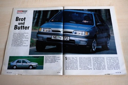 Mot 1991 nissan sunny - mot, 12/1991