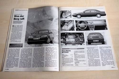 Mot 1995 nissan maxima - mot, qx